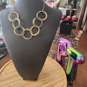 Baublebar gold tone adjustable necklace